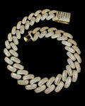 Gargantilla Cubana 26 mm Baguette